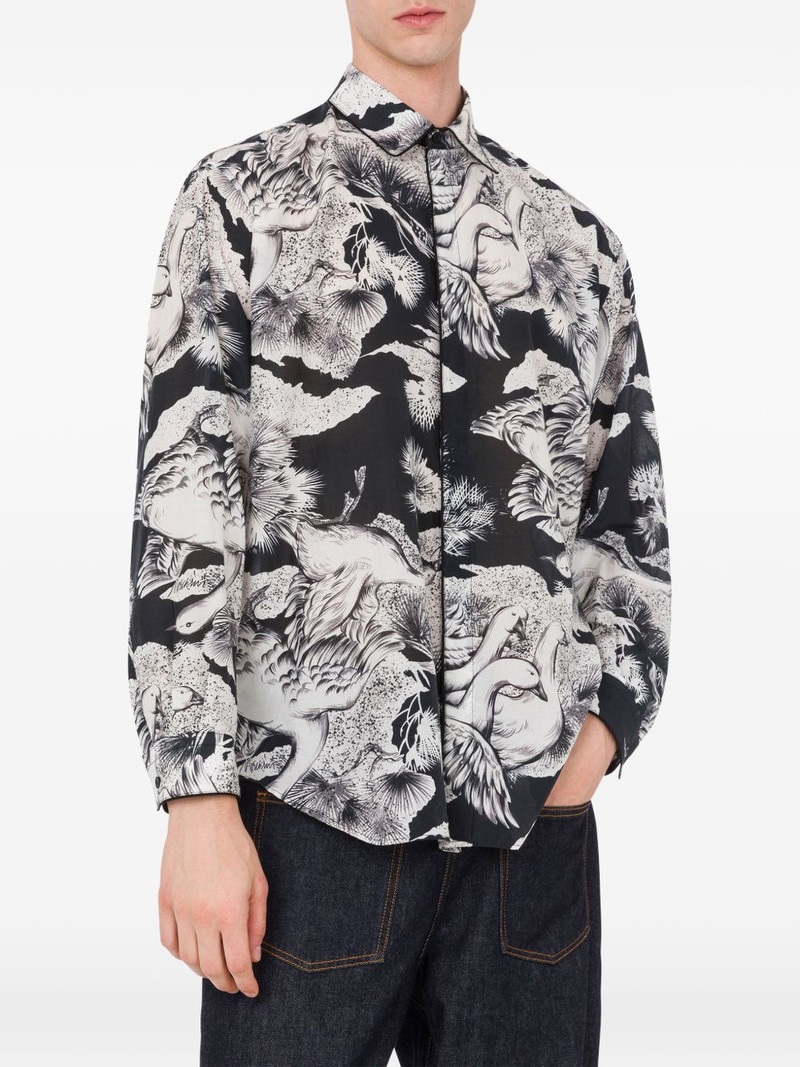 swan-print shirt 3