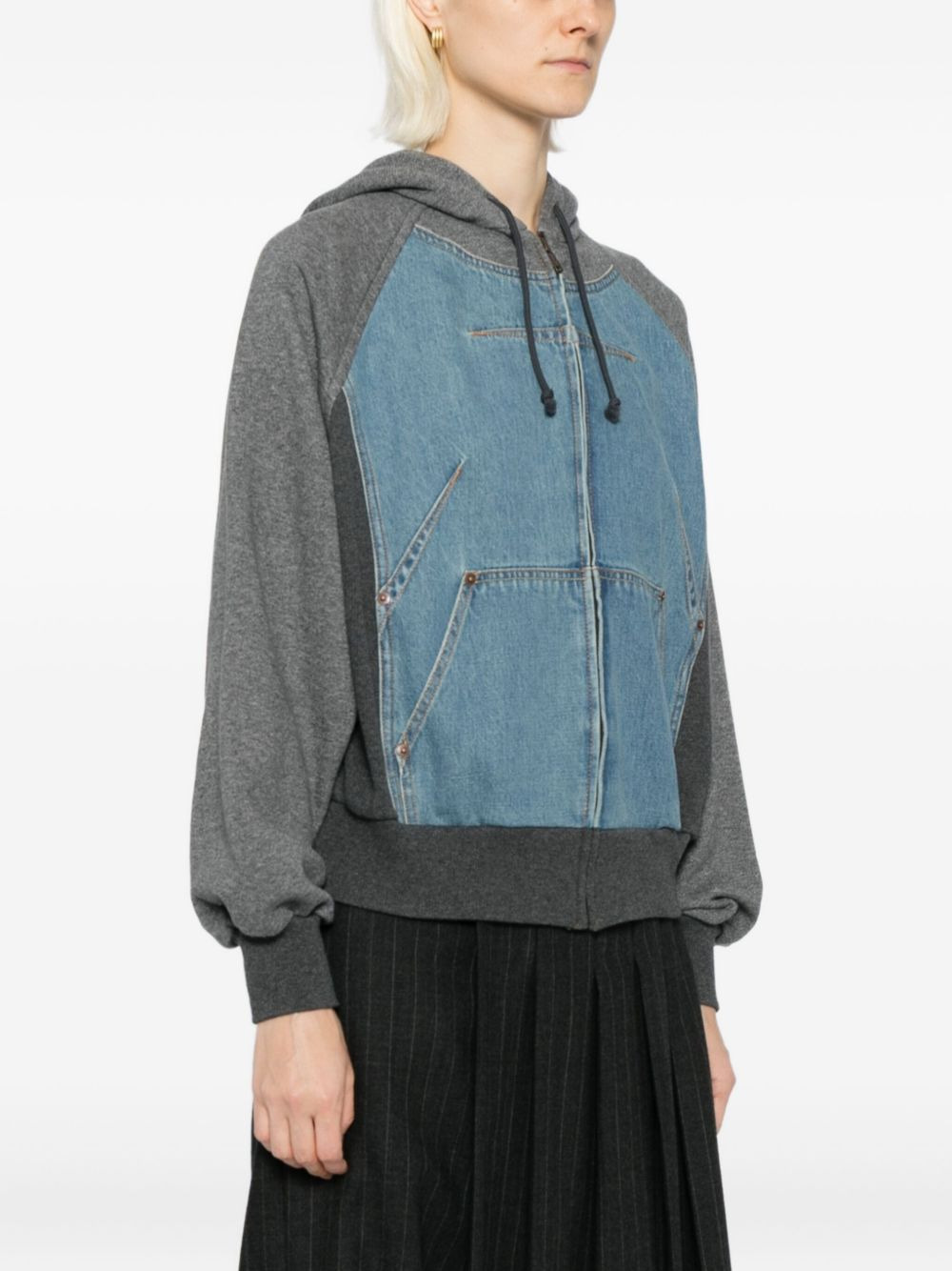 patchwork jacket - 3