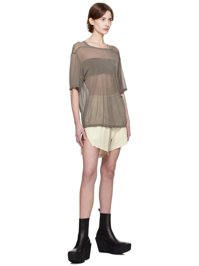 Rick Owens Gray Hollywood Brad T-shirt outlook