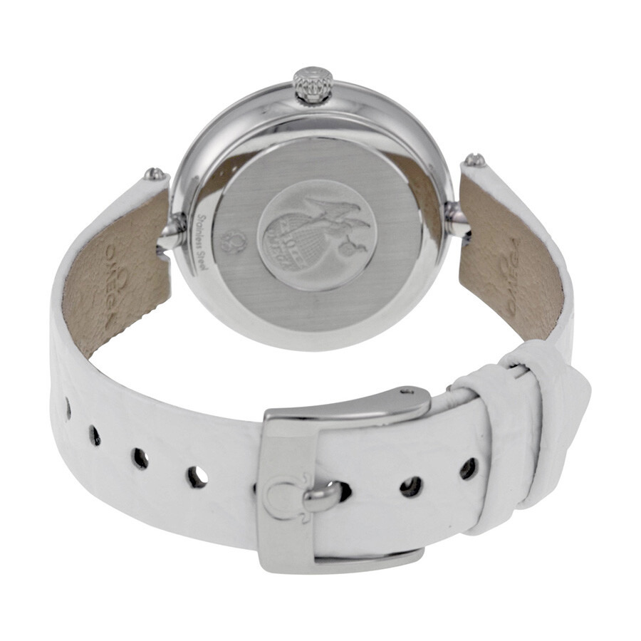 Omega De Ville Prestige Mother of Pearl Dial Ladies Watch 424.13.27.60.55.001 - 3