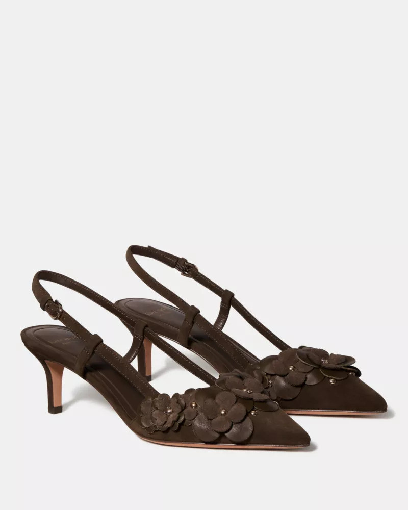 Spade Flower Garden Slingback Pump 3