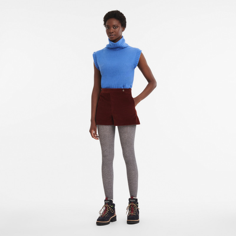 Longchamp Fall-Winter 2023 Collection Shorts Mahogany - OTHER outlook