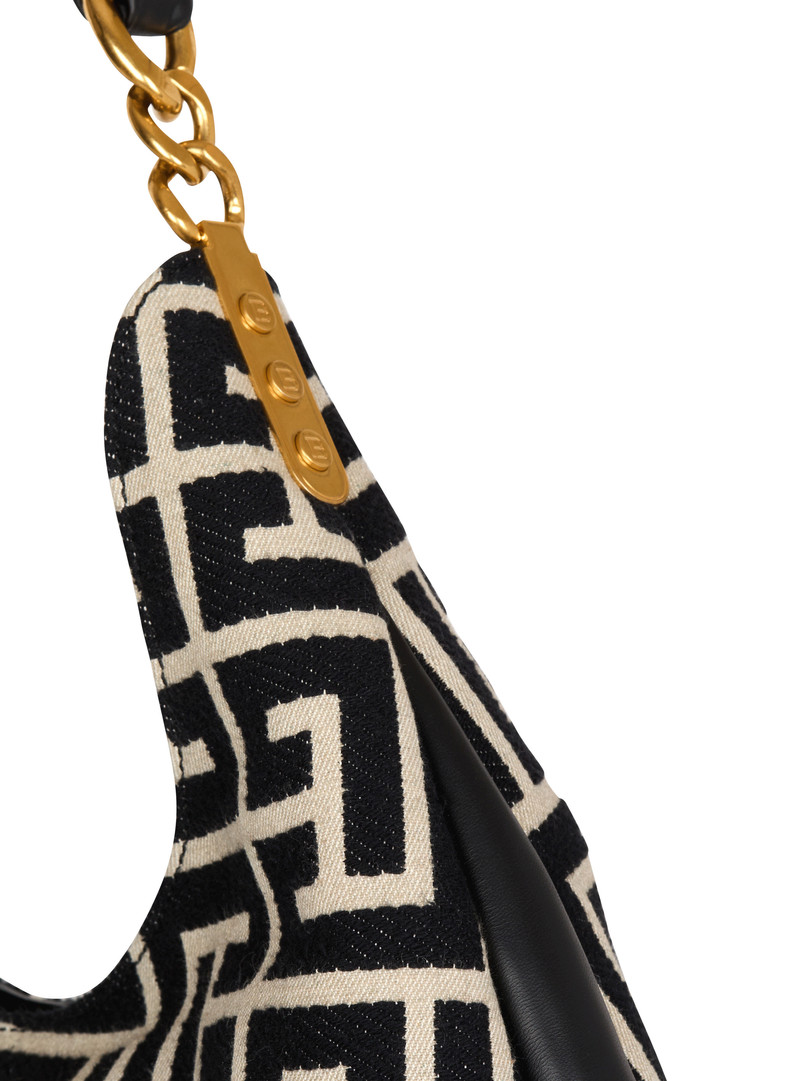 1945 Soft Hobo Large monogrammed jacquard tote bag 5