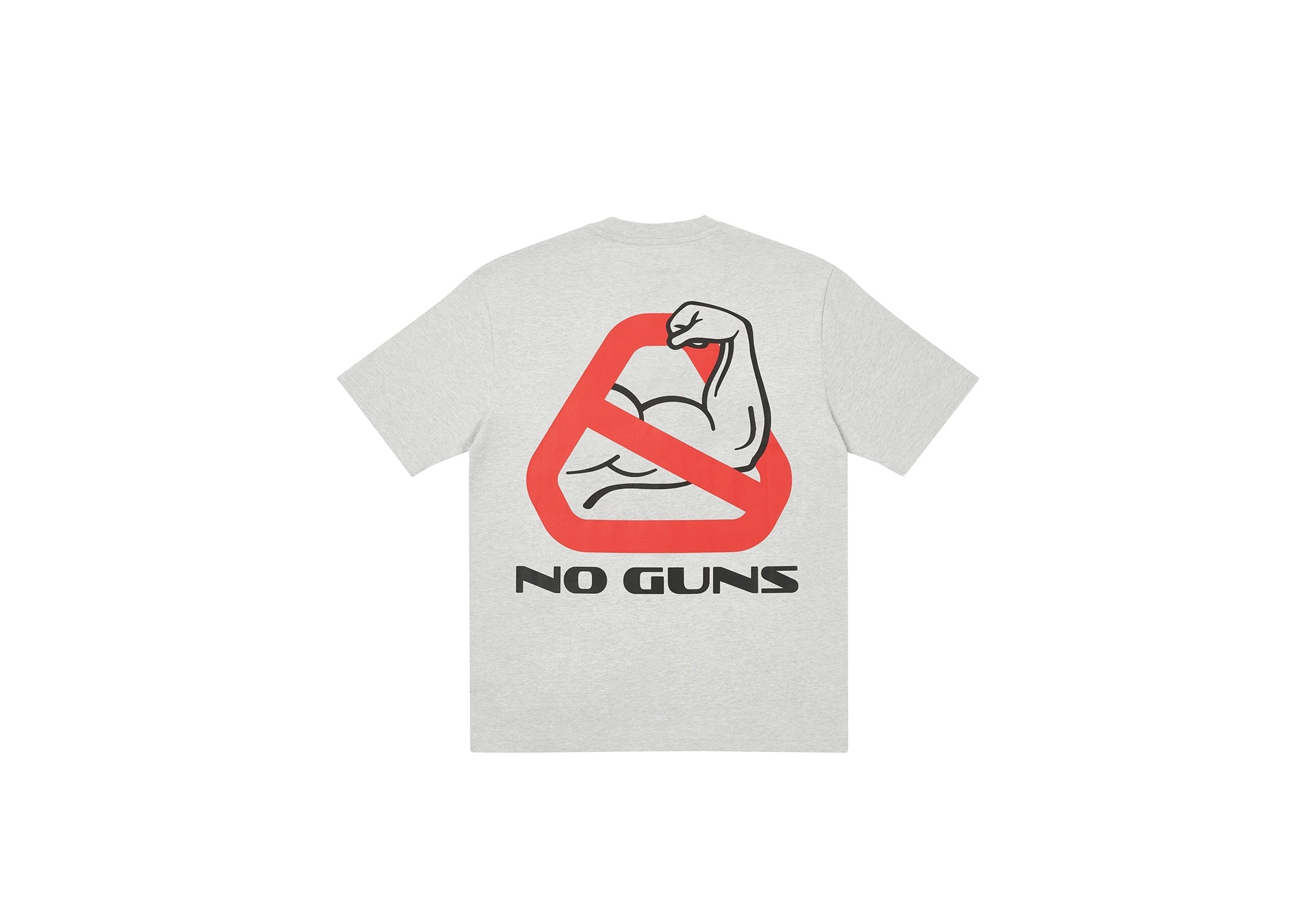 NEIN GUNS T-SHIRT GREY MARL - 1