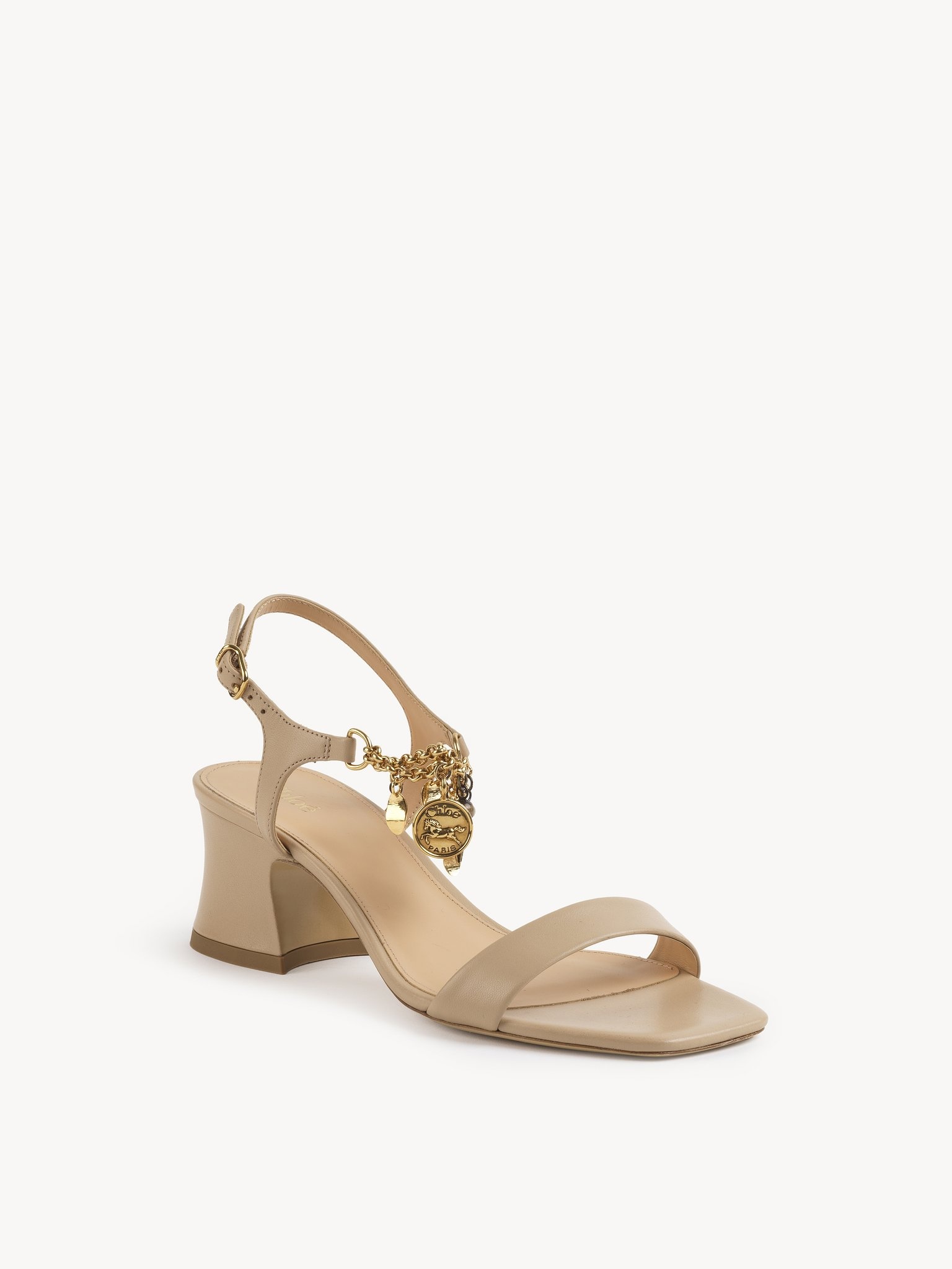 CHLOÉ CHARMS HEELED SANDAL - 3