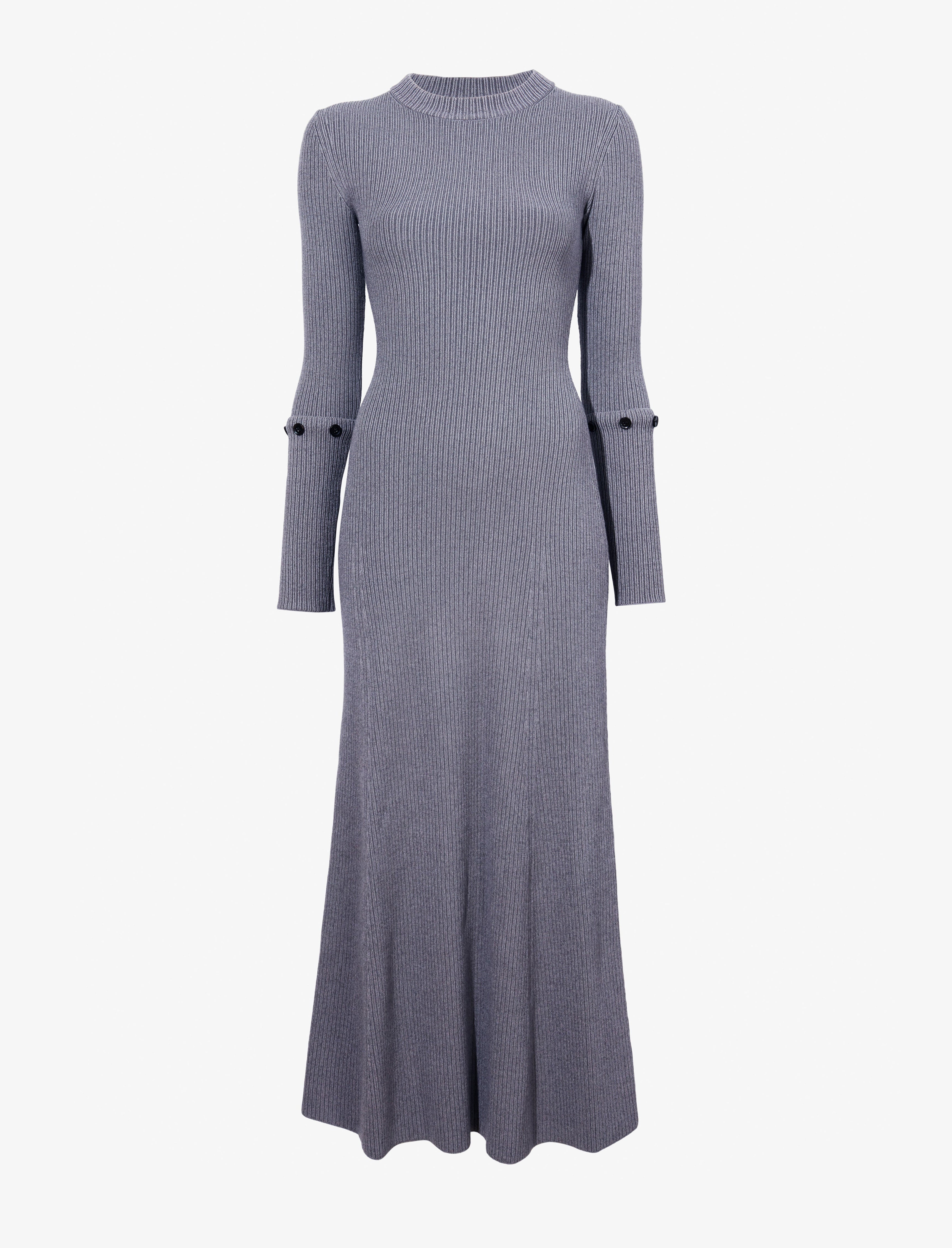 Jocelyn Dress in Midweight Viscose Rib - 7