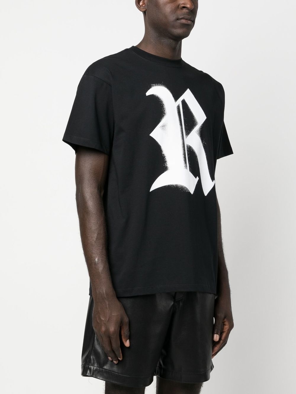 logo-print cotton T-shirt - 4