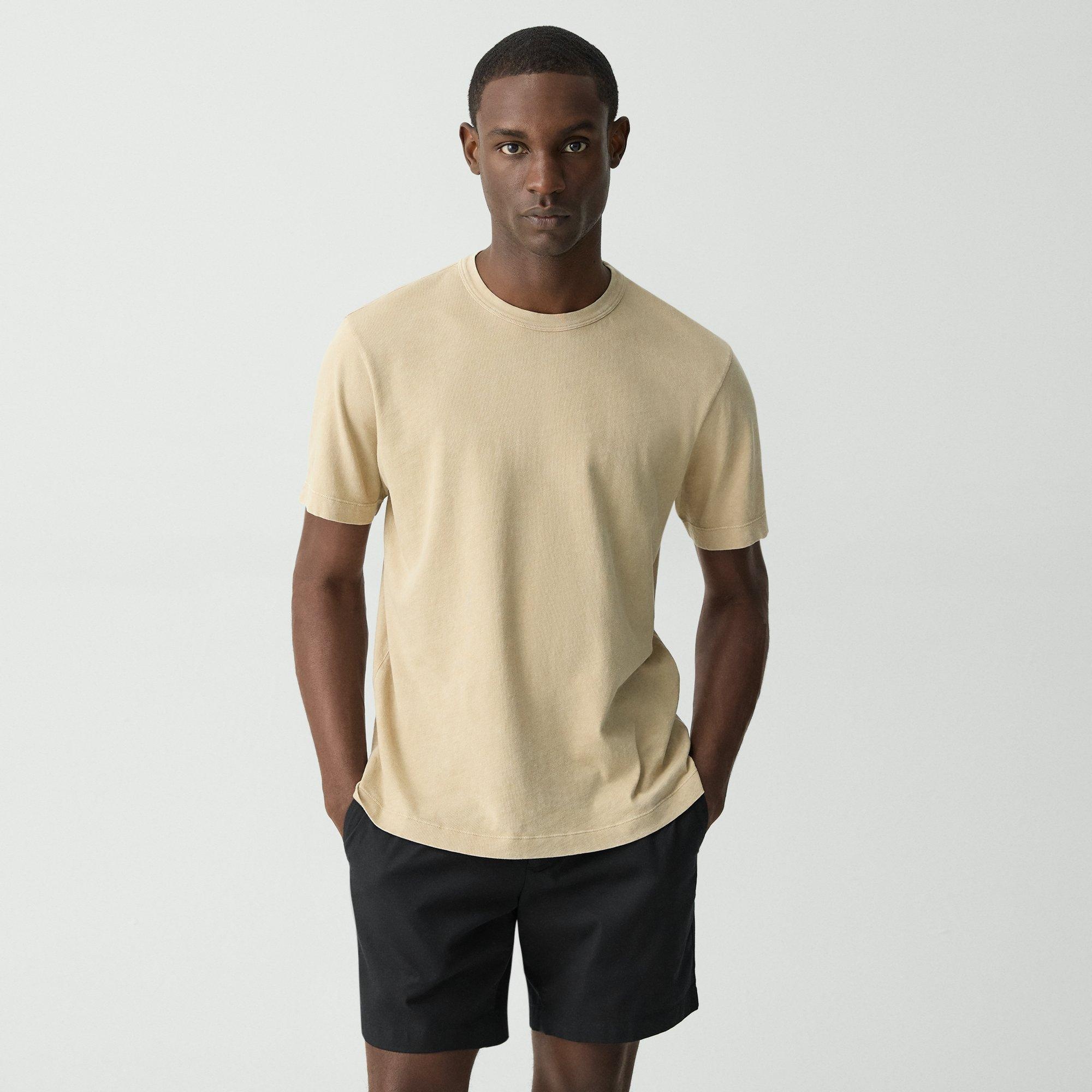 Ribbed Crewneck Tee in Fade Jersey - 2