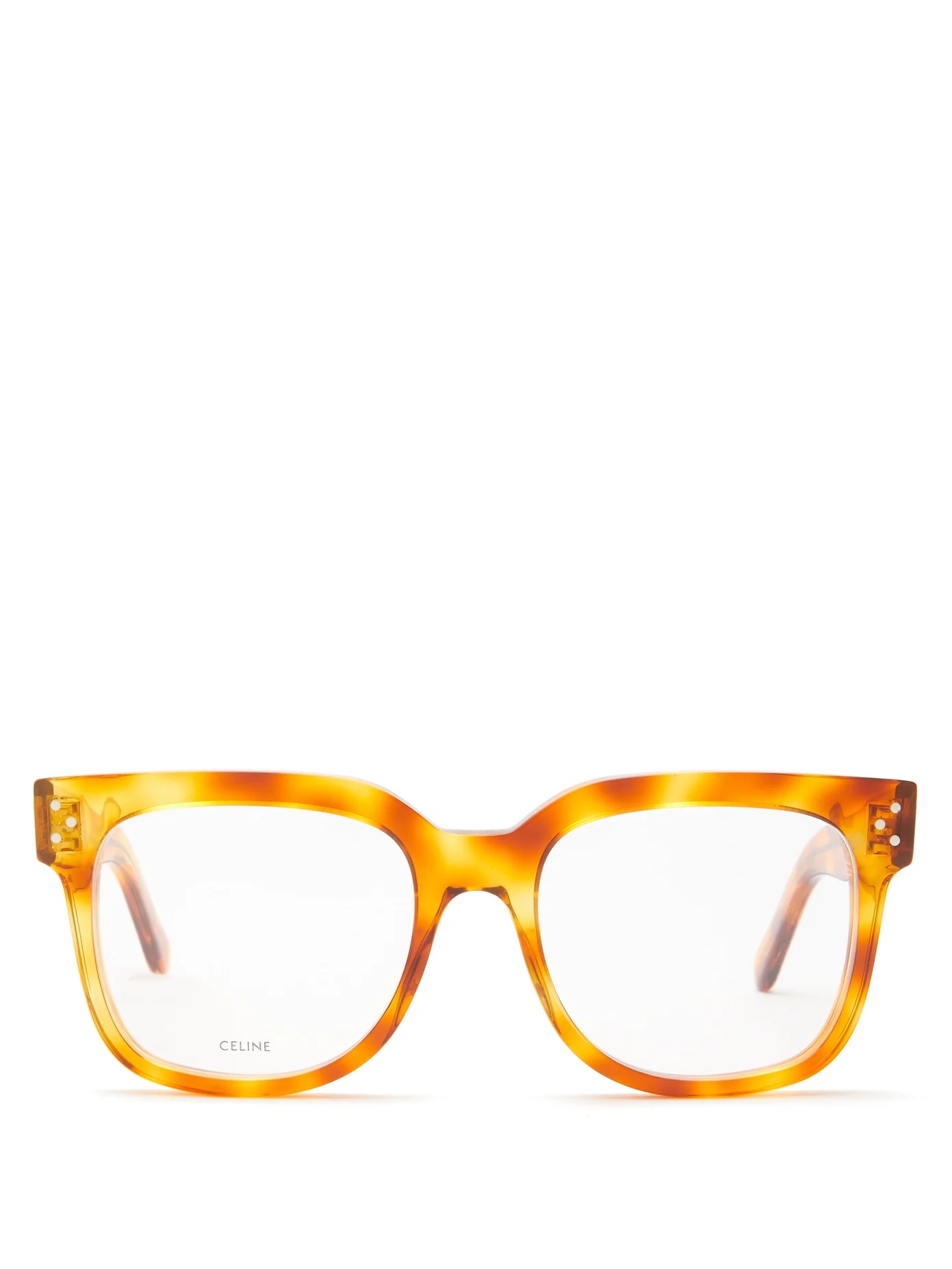 Square acetate glasses - 1