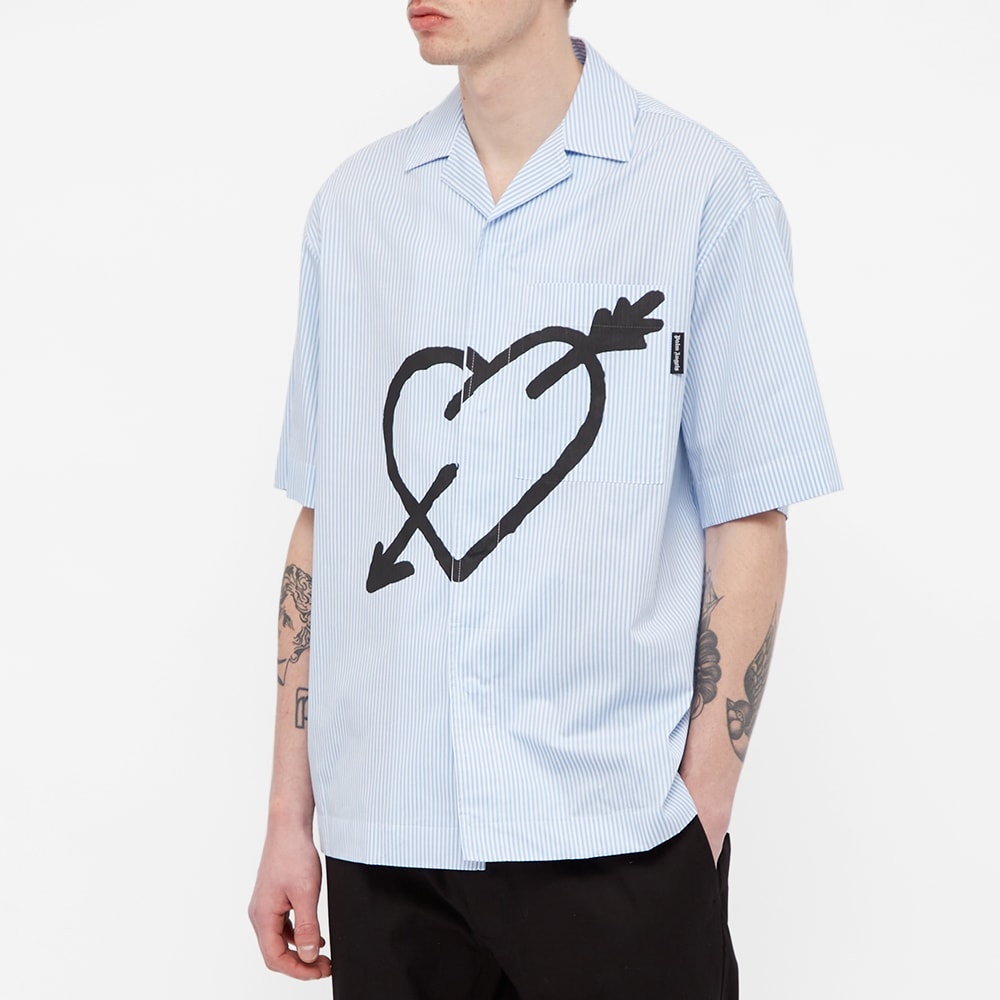 Palm Angels Pierced Heart Vacation Shirt - 5