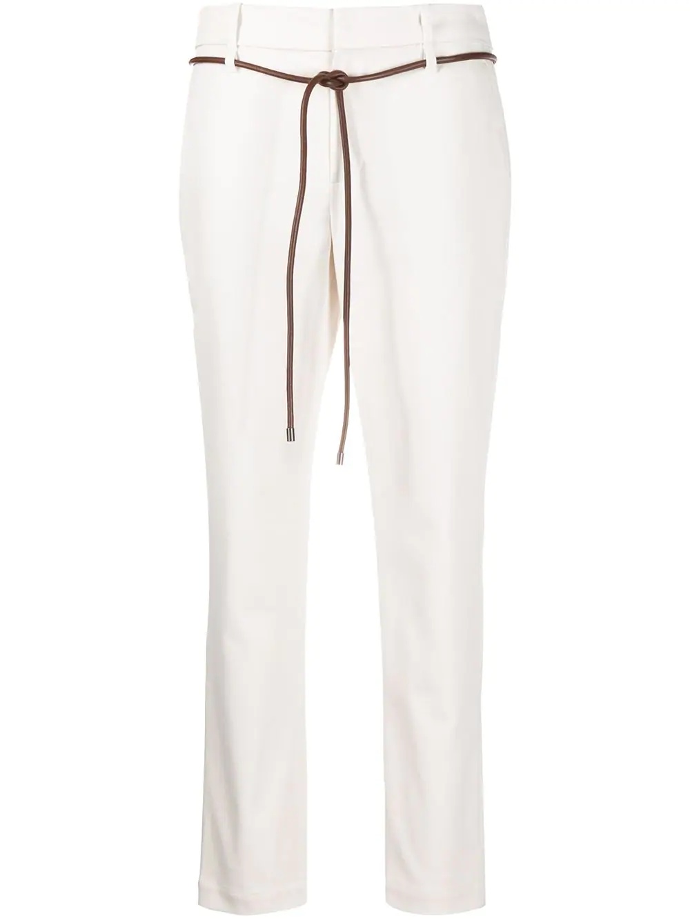 tapered cropped trousers - 1