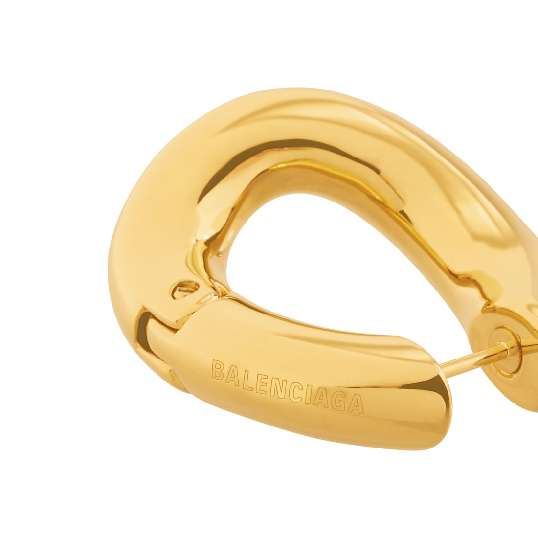 Women's Loop Earrings in Gold - 4