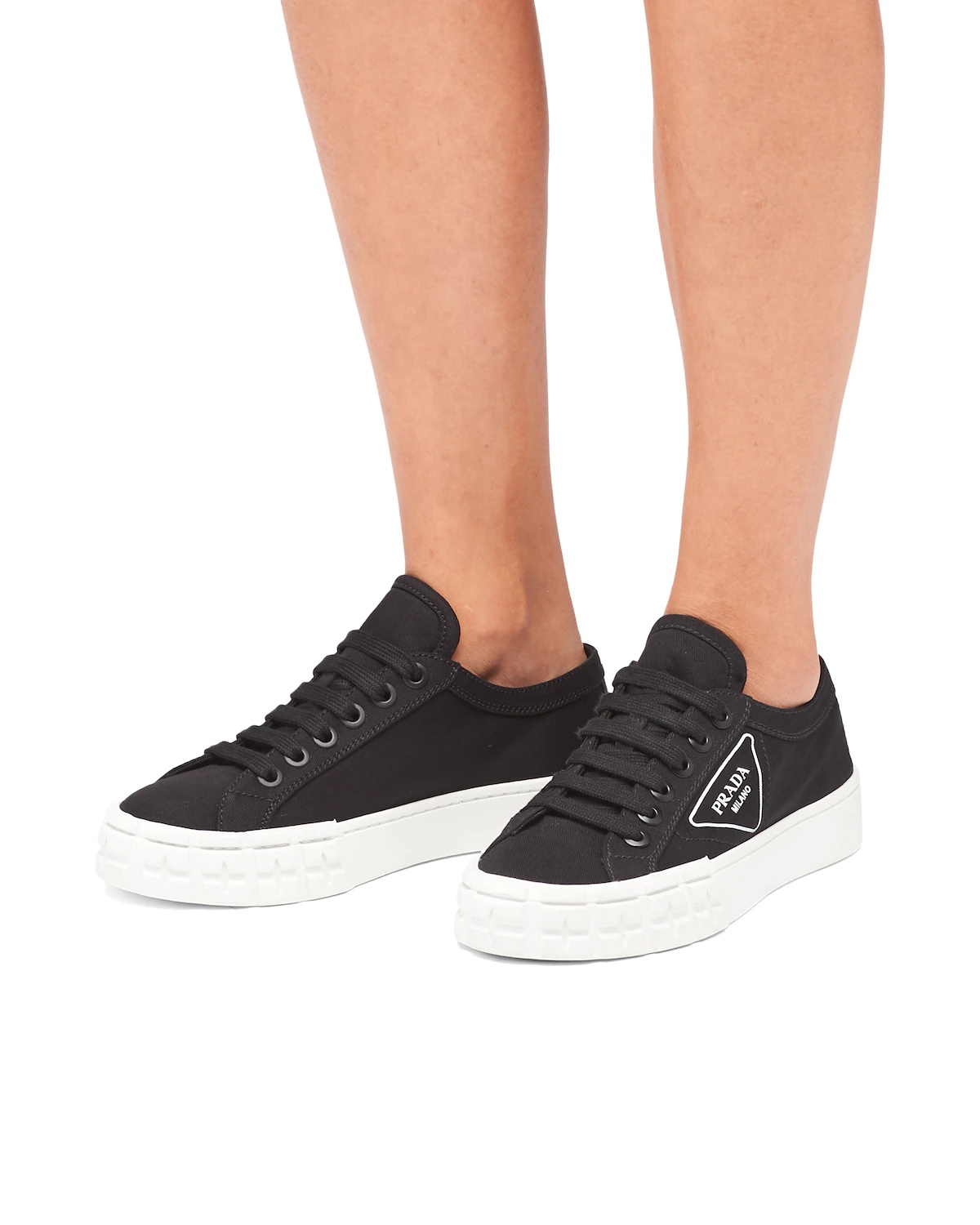 Gabardine fabric sneakers - 5