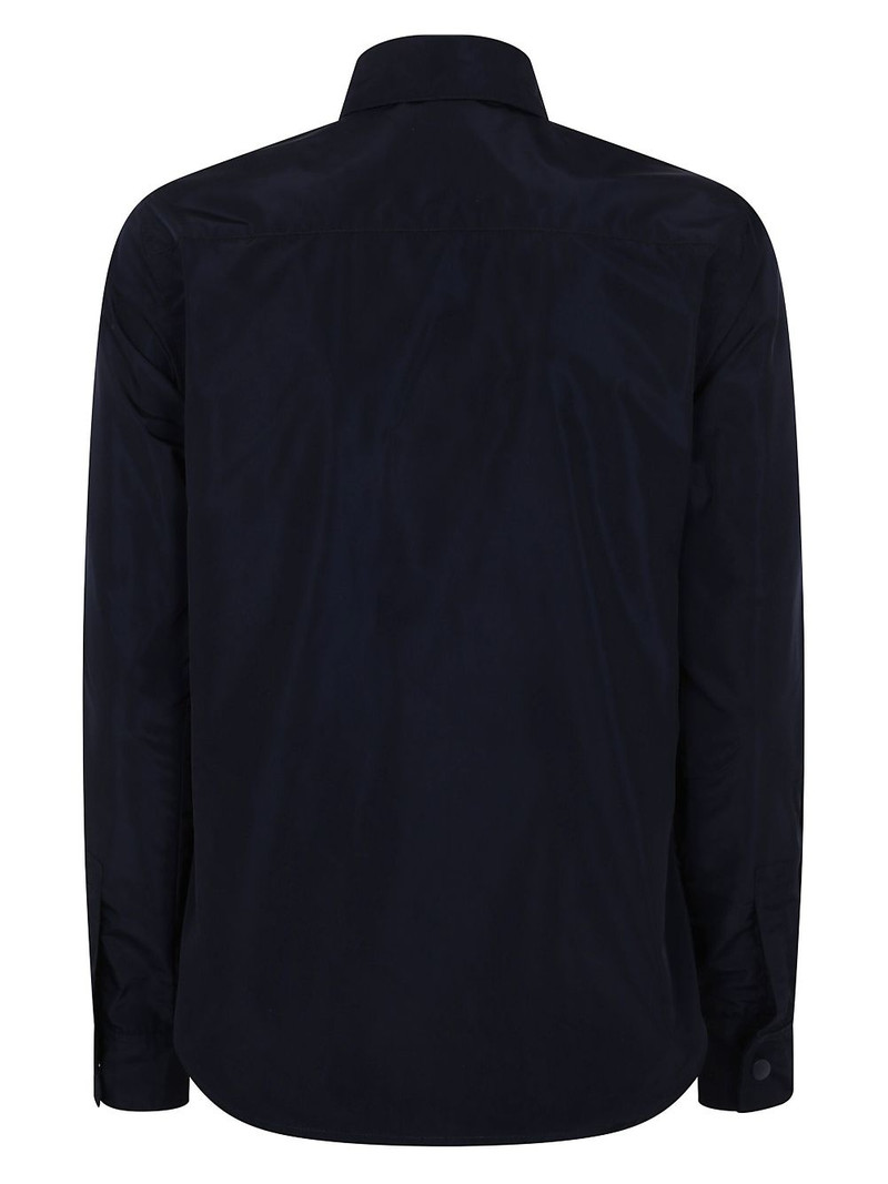 Aspesi curved-hem button-up shirt outlook
