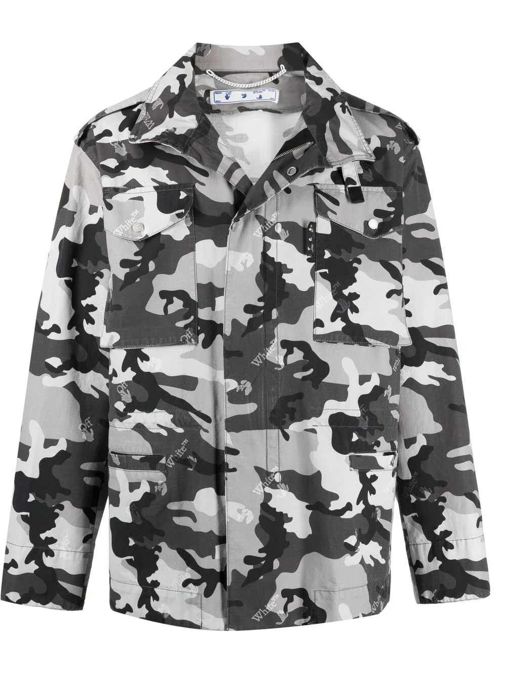 camouflage-print jacket - 1