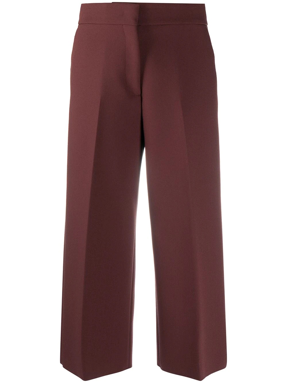 cropped wide-leg trousers - 1