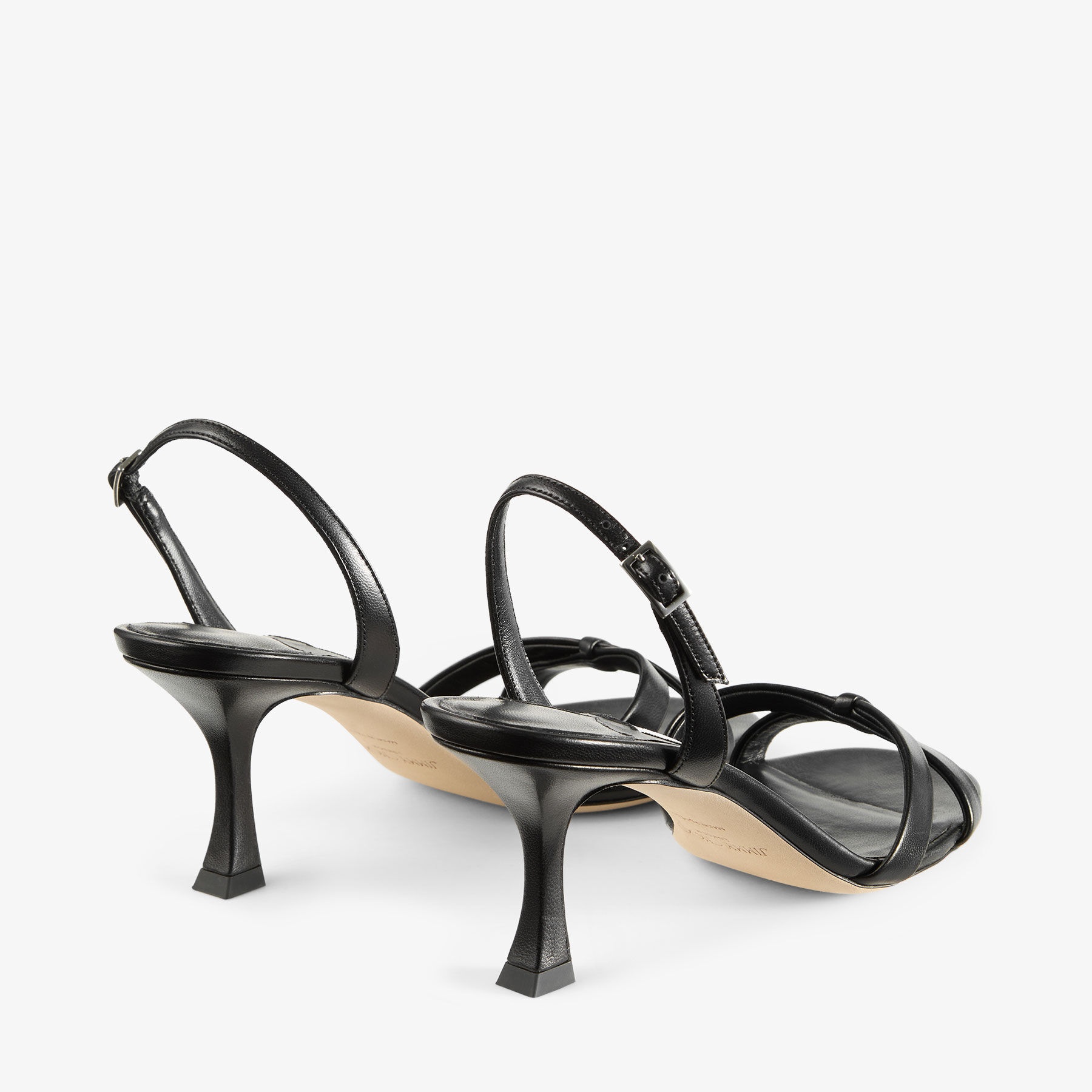 Elsy 70
Black Nappa Leather Crossover Slingback - 5