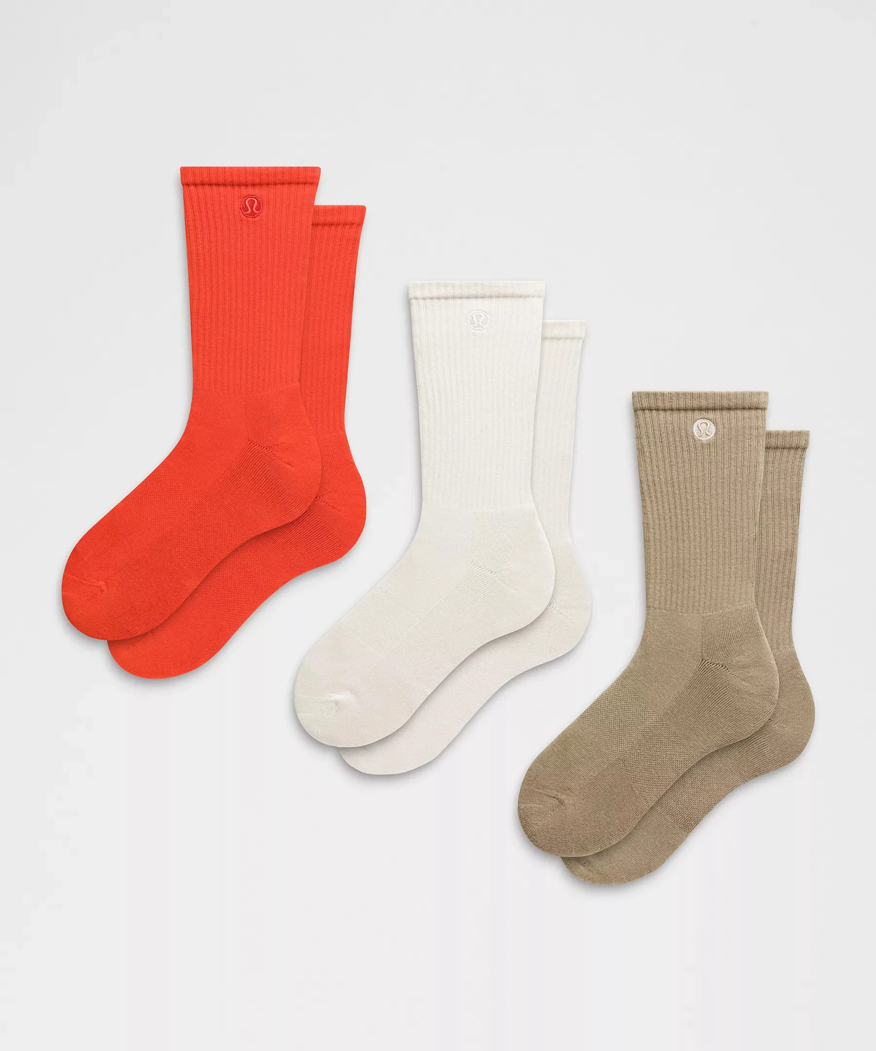 Unisex Daily Essential Crew Socks *3 Pack - 1