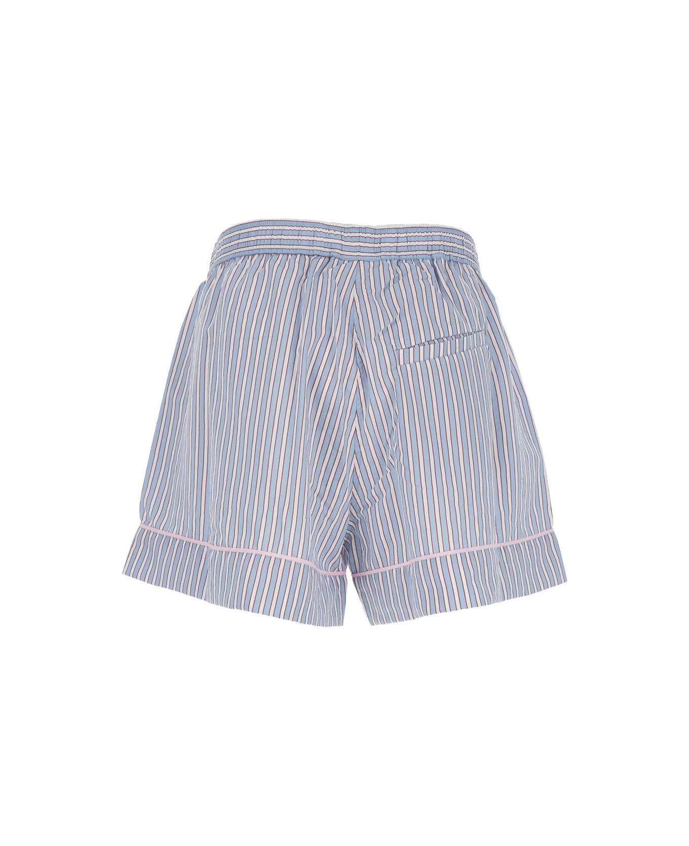 Yarn Dyed Striped Shorts - 2