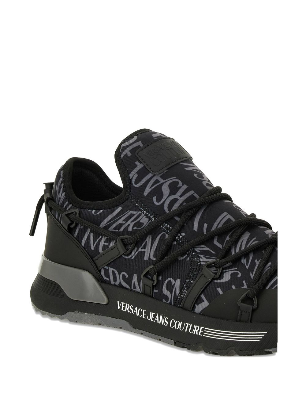 logo-print lace-up sneakers - 4