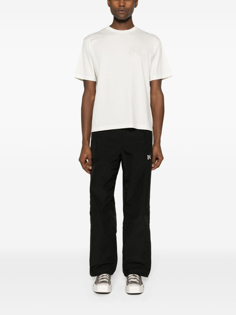 Palm Angels logo-embroidered cotton T-shirt outlook