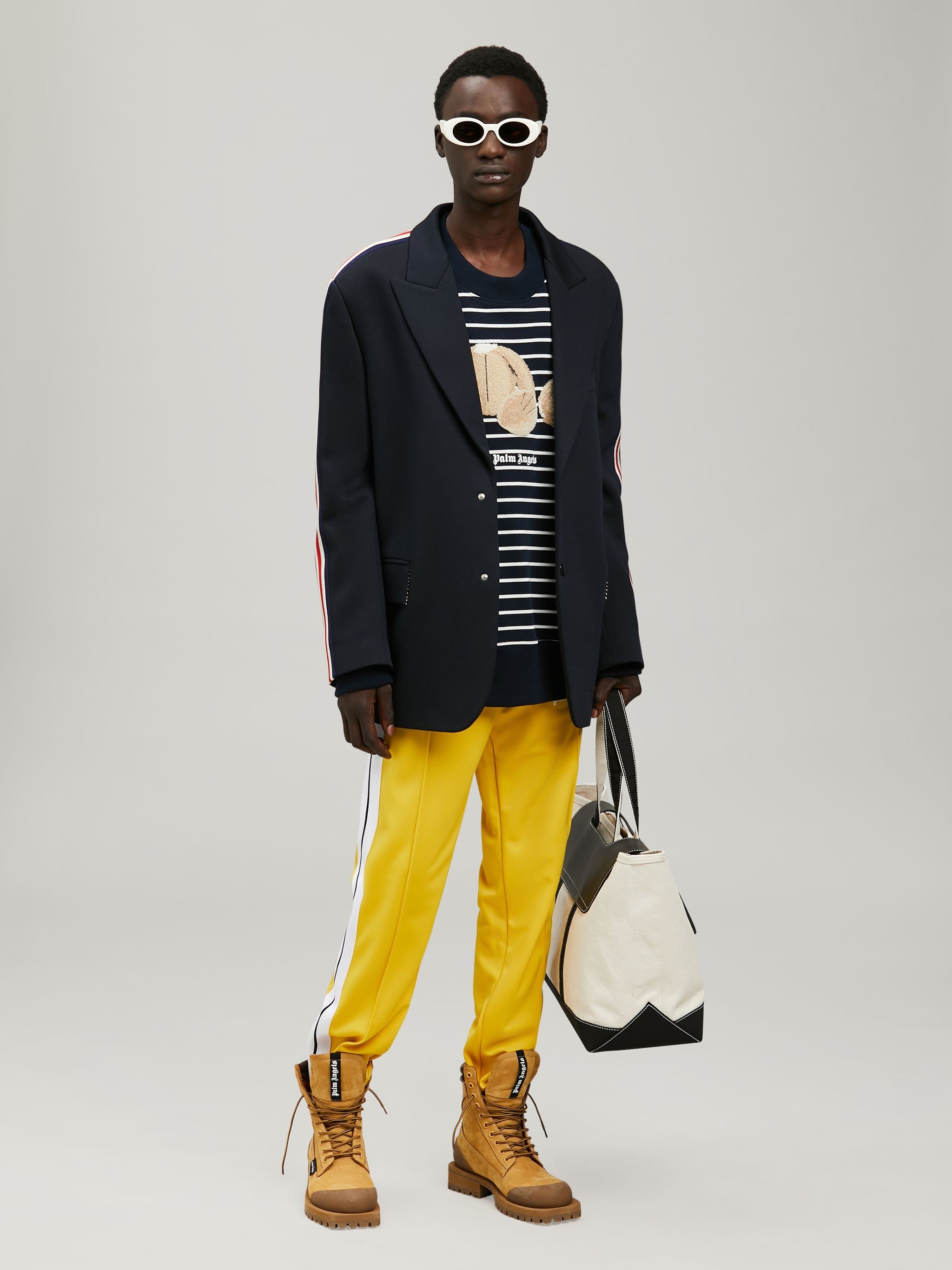 side strip track pants - 2