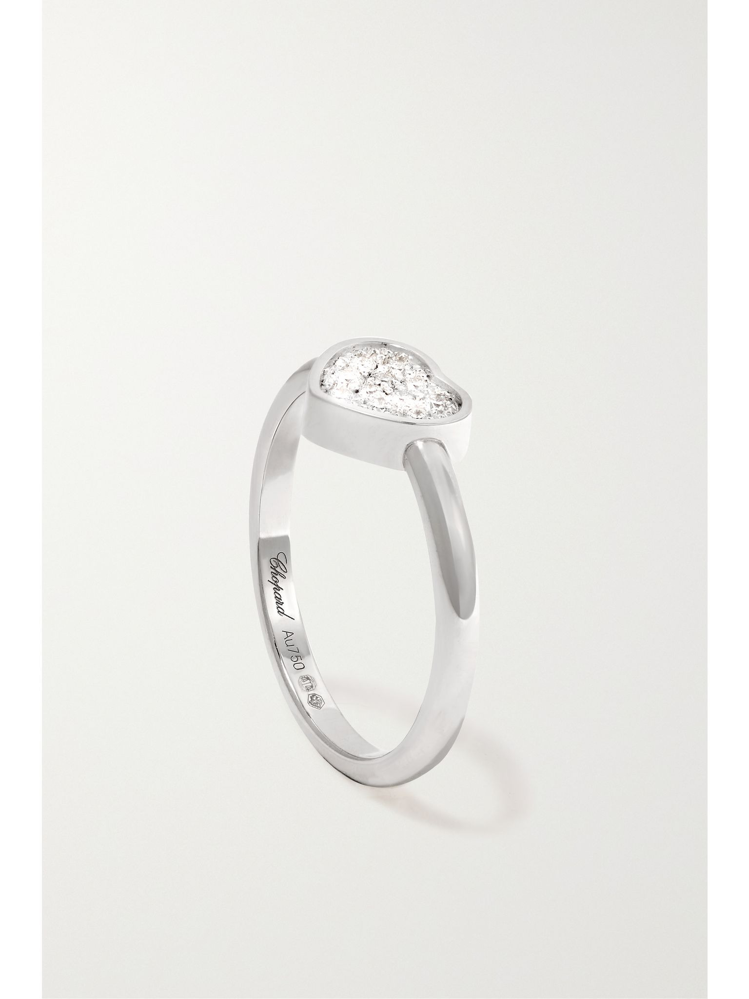 My Happy Hearts 18-karat white gold diamond ring Silver - 5