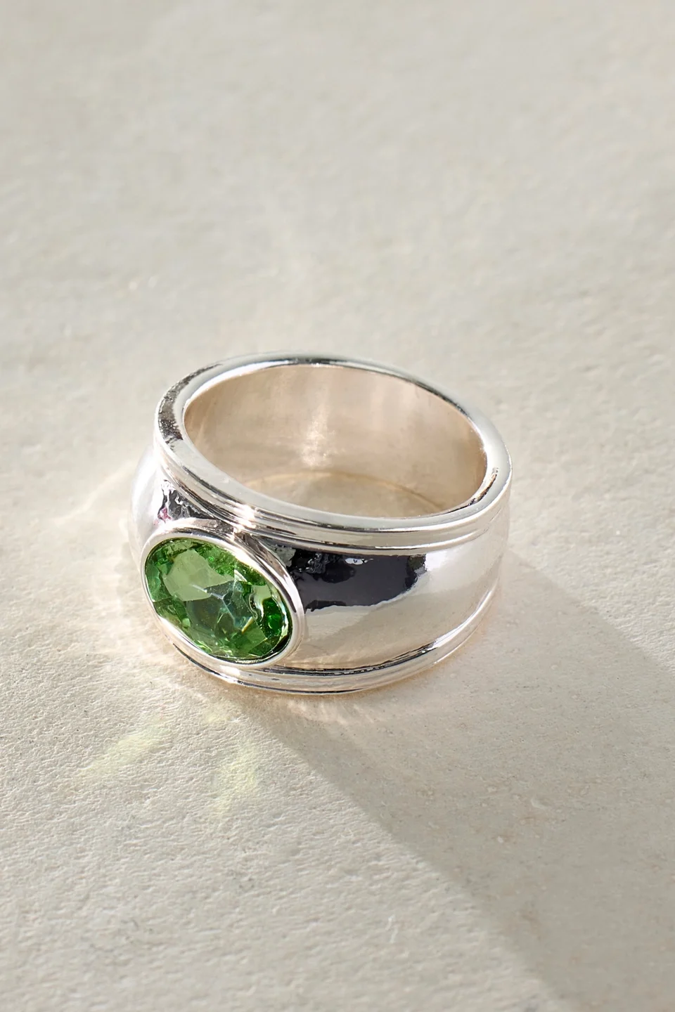 Orbit Stone Pinky Ring - 1