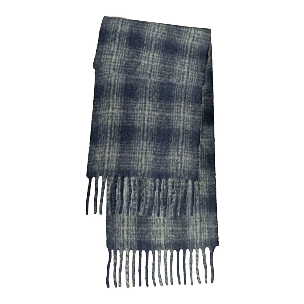 SOFT THICK SCARF WITH FRINGES - 1