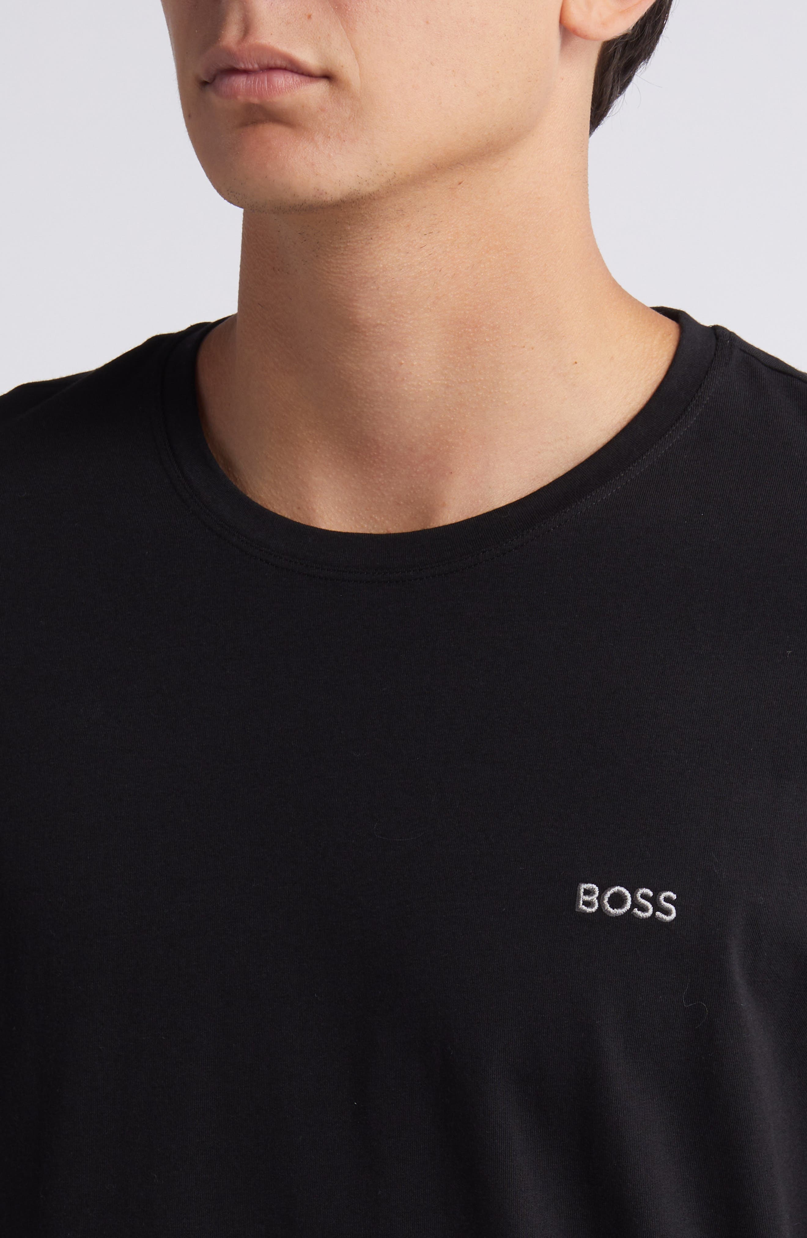 BOSS Mix Match Pajama T-Shirt in Black at Nordstrom - 4