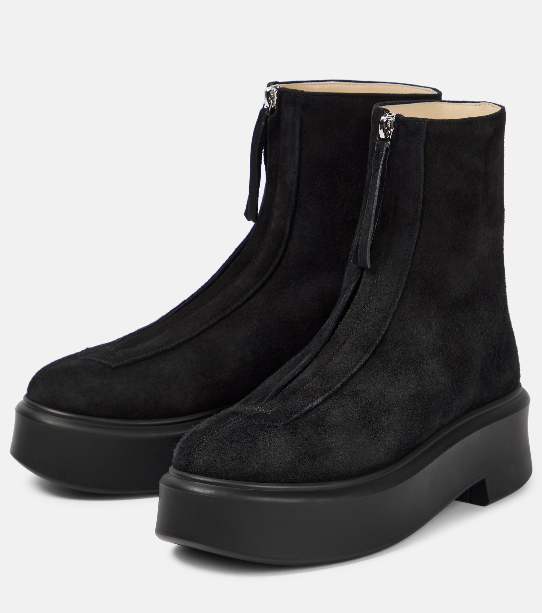 Suede ankle boots - 4
