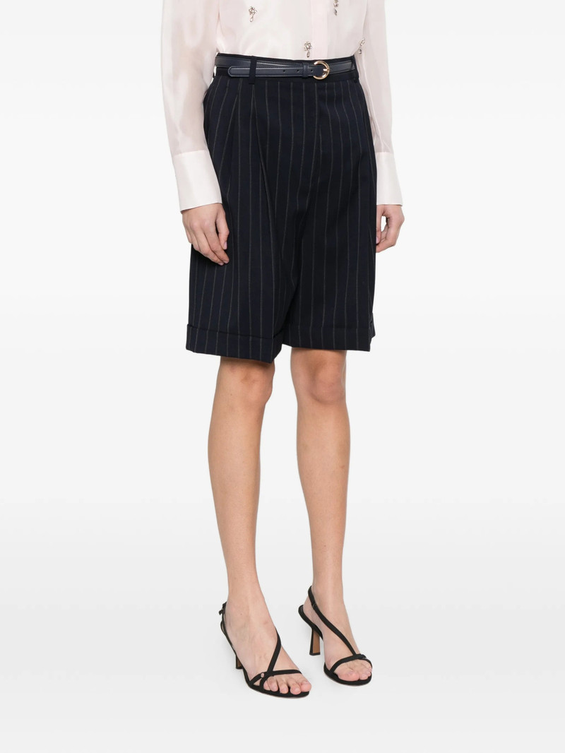 Max Mara Studio Max Mara Studio Mstere Pinstripe Shorts outlook