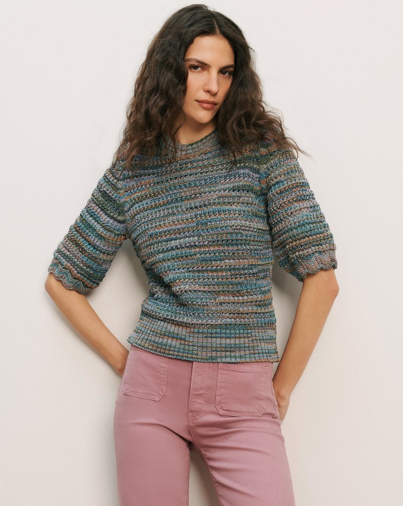 VERONICA BEARD MERIVALE HALF-SLEEVE SWEATER outlook