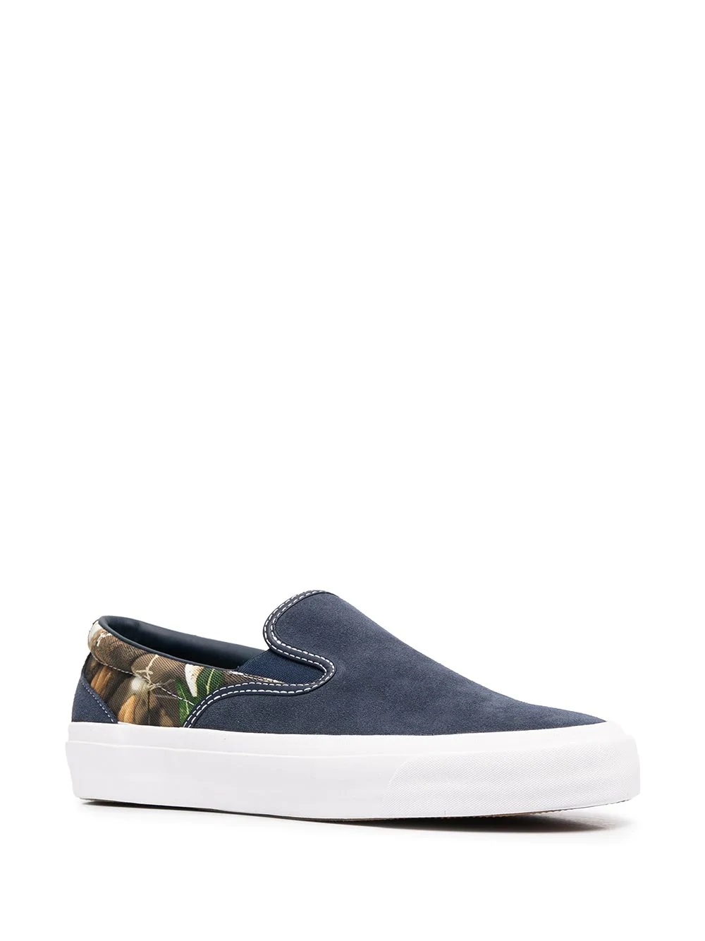 print detail slip-on sneakers  - 2