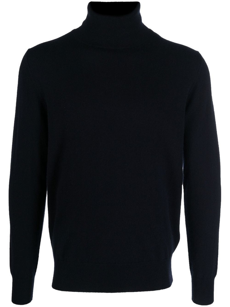 roll neck cashmere jumper 1