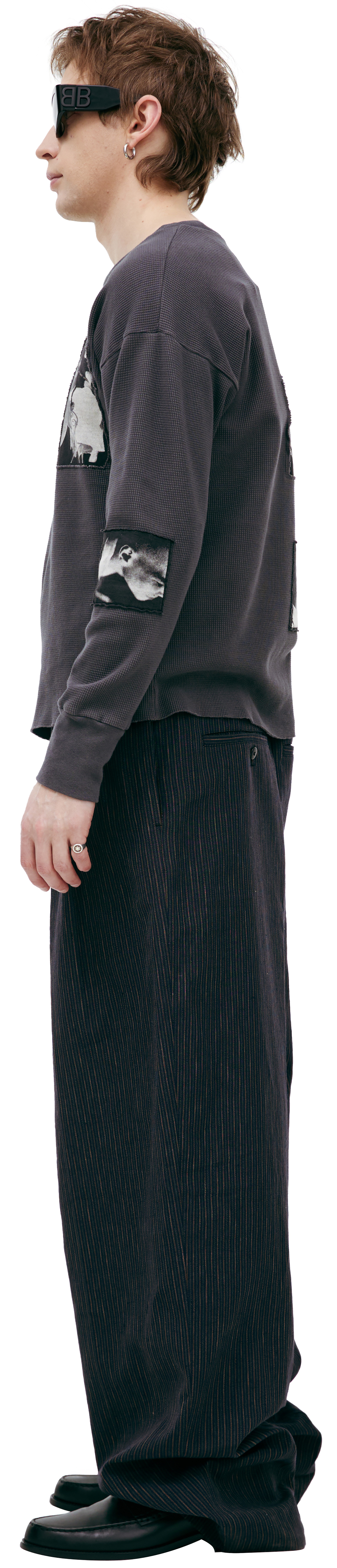 GREY LONGSLEEVE WITH PATCHES - 2