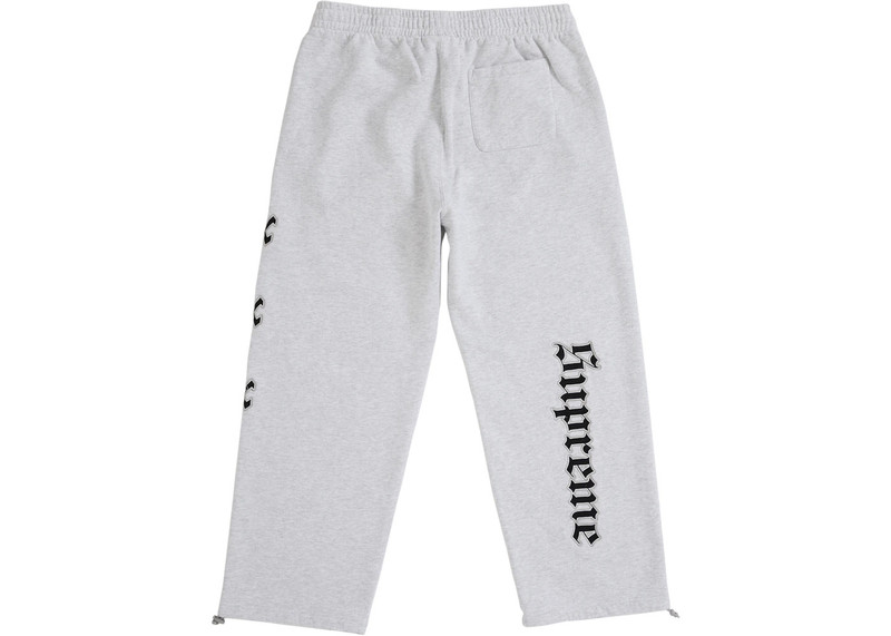 Supreme Supreme Chicago White Sox Sweatpant Ash Grey outlook