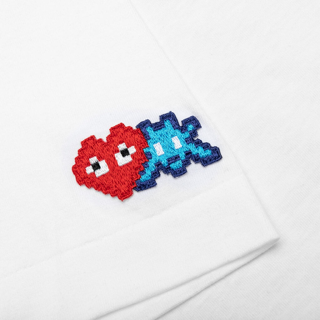 COMME DES GARCONS PLAY X THE ARTIST INVADER WOMEN'S S/S TEE - WHITE - 3
