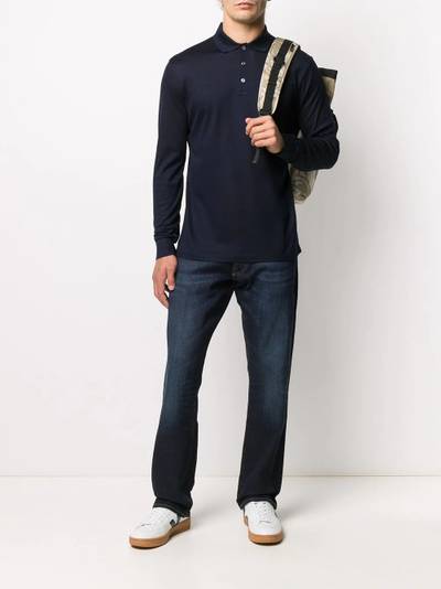 Ralph Lauren long-sleeved logo polo shirt outlook