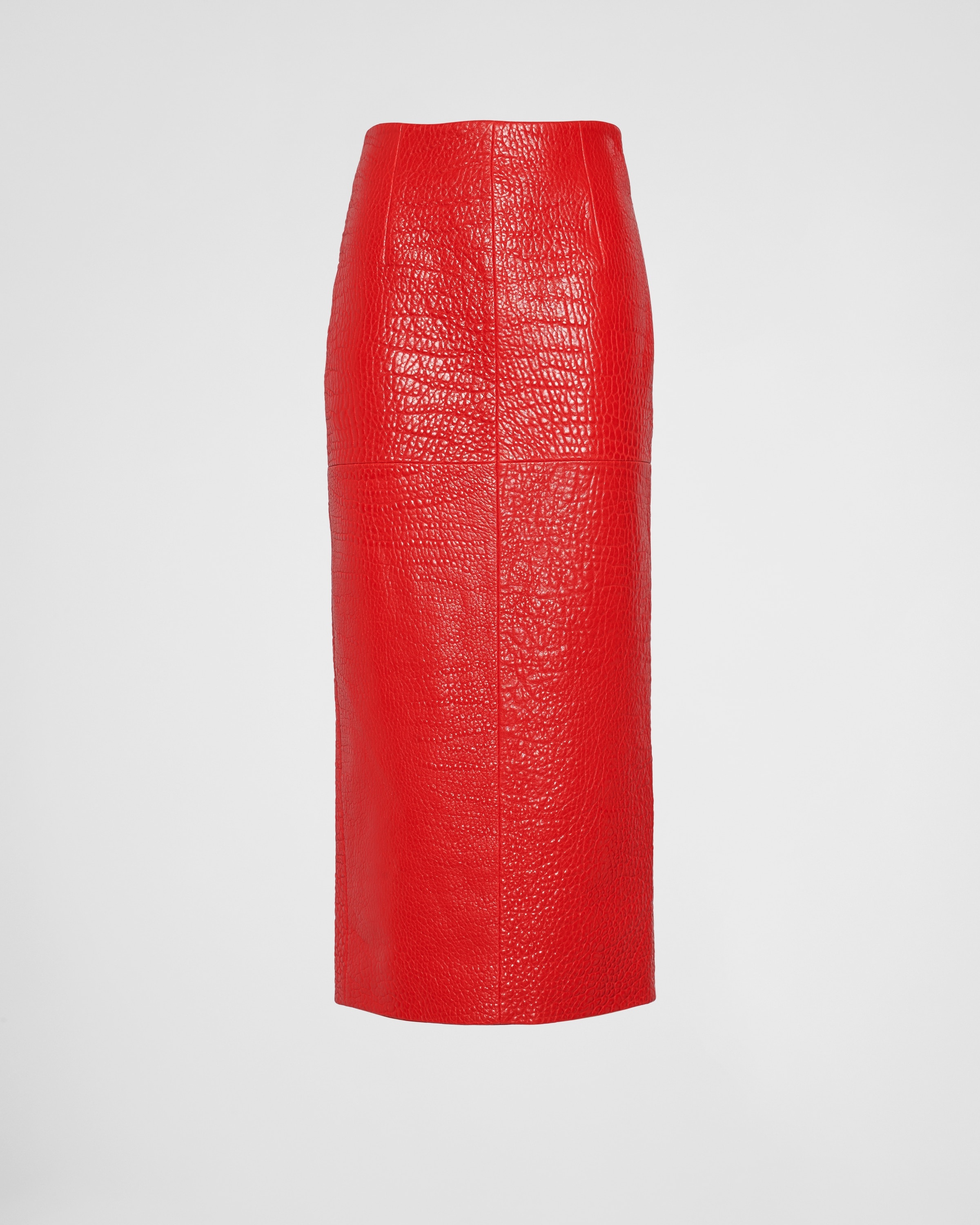 Nappa leather skirt - 1