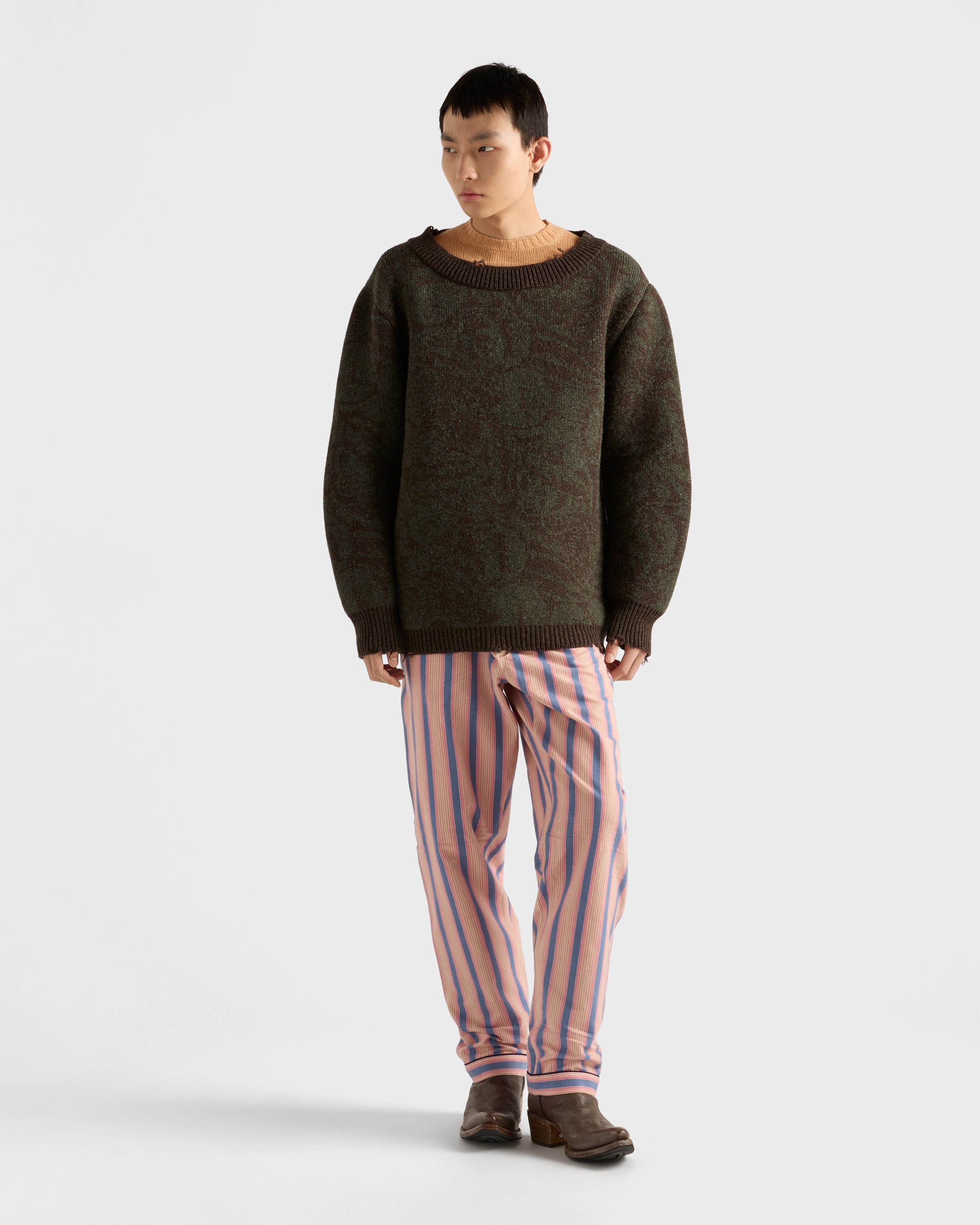 Striped cotton pants - 2