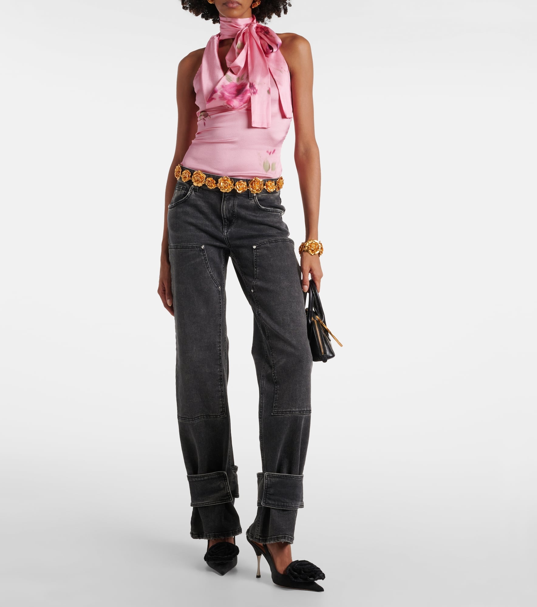 Low-rise straight jeans - 2