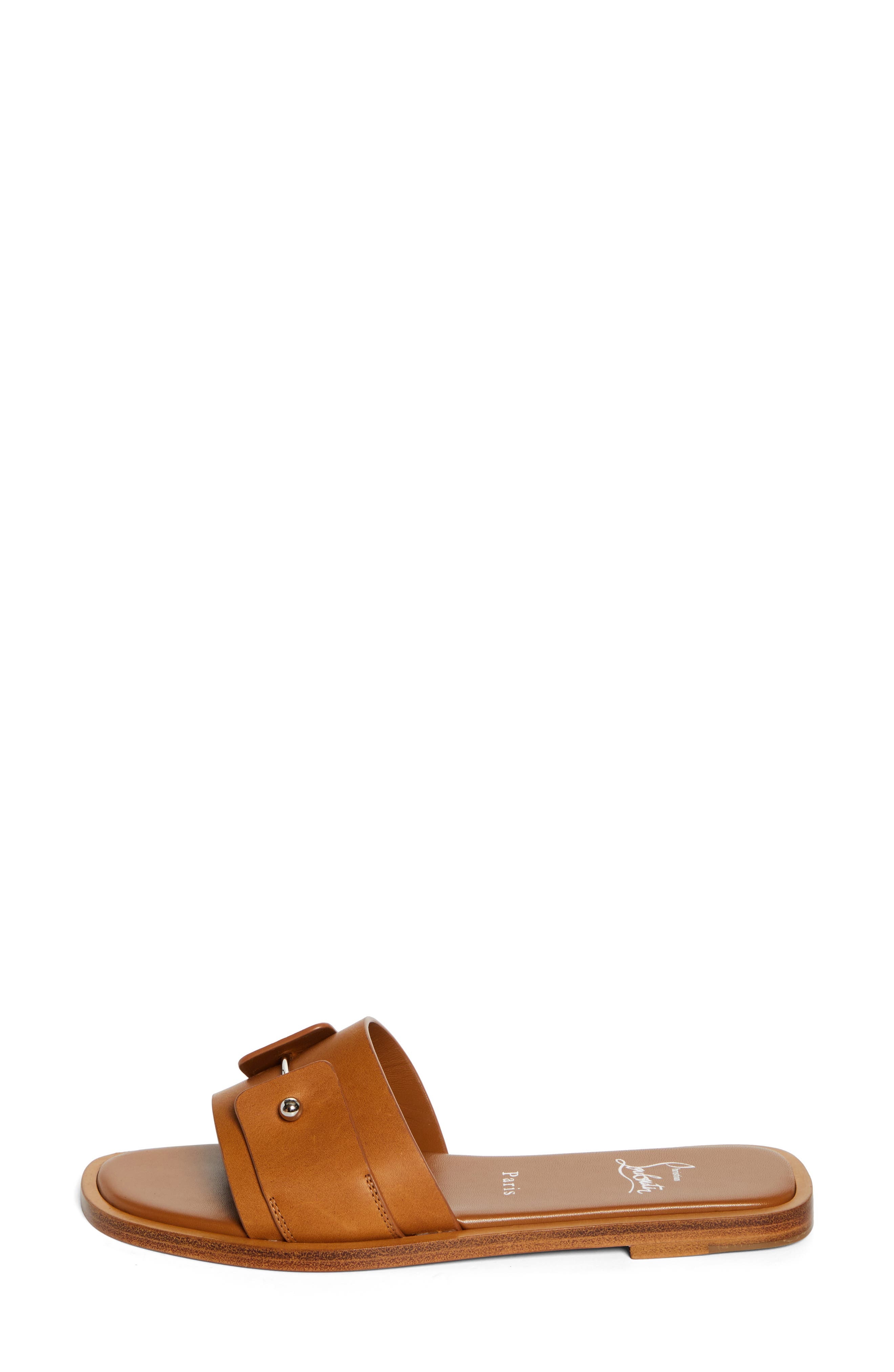 Christian Louboutin Chambelimule Donna Slide Sandal in Terra at Nordstrom - 3