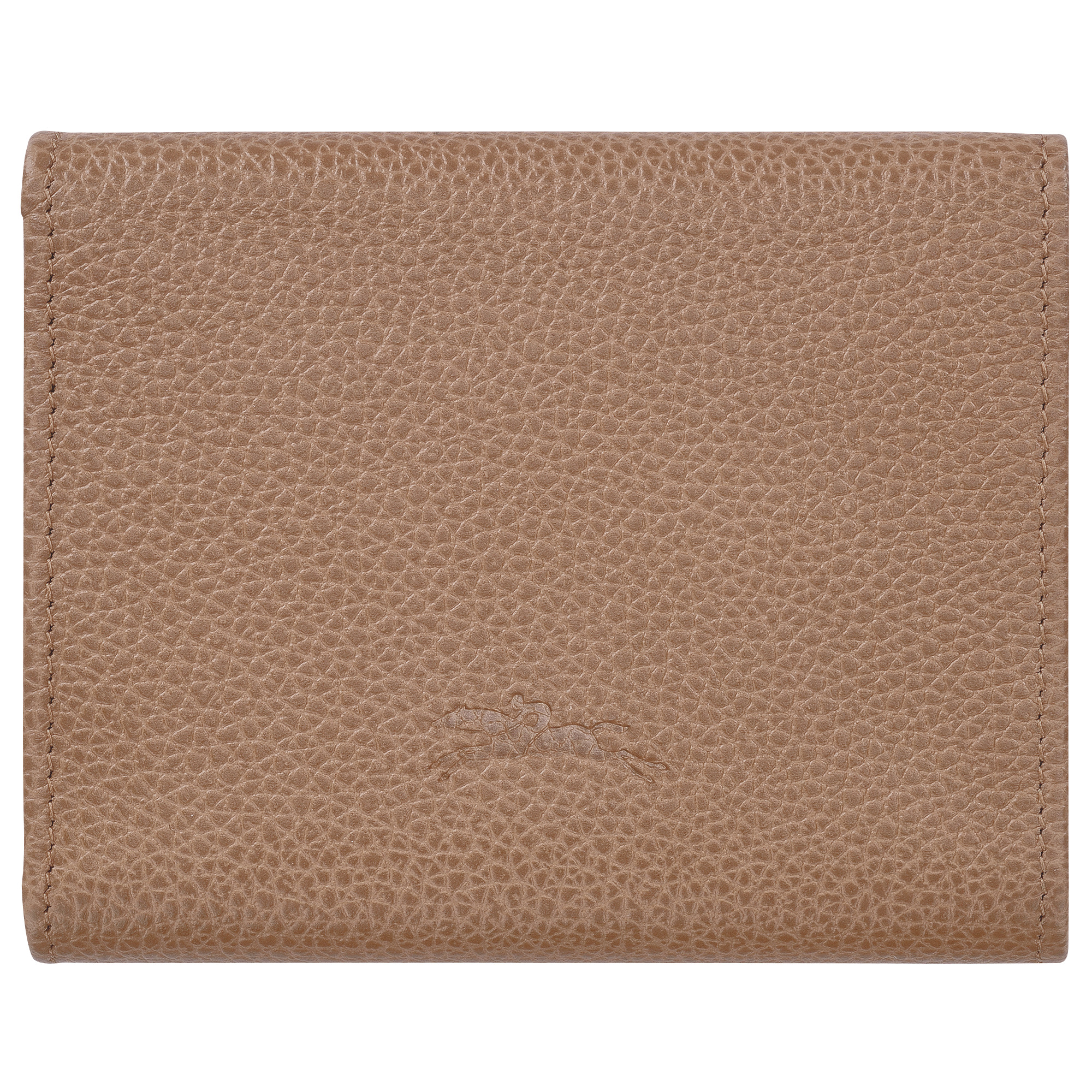 Le Foulonné Compact wallet Biscuit - Leather - 2