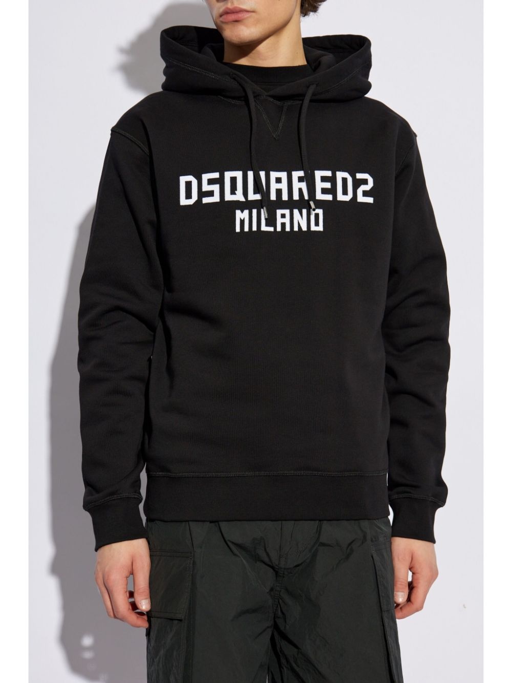 DSQUARED2 logo-print hoodie | REVERSIBLE