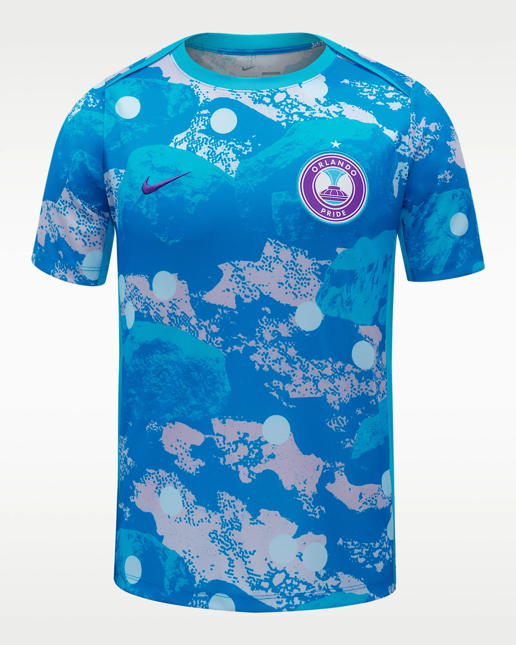 Orlando Pride Men's Nike NWSL Short-Sleeve Pre-Match Top - 1