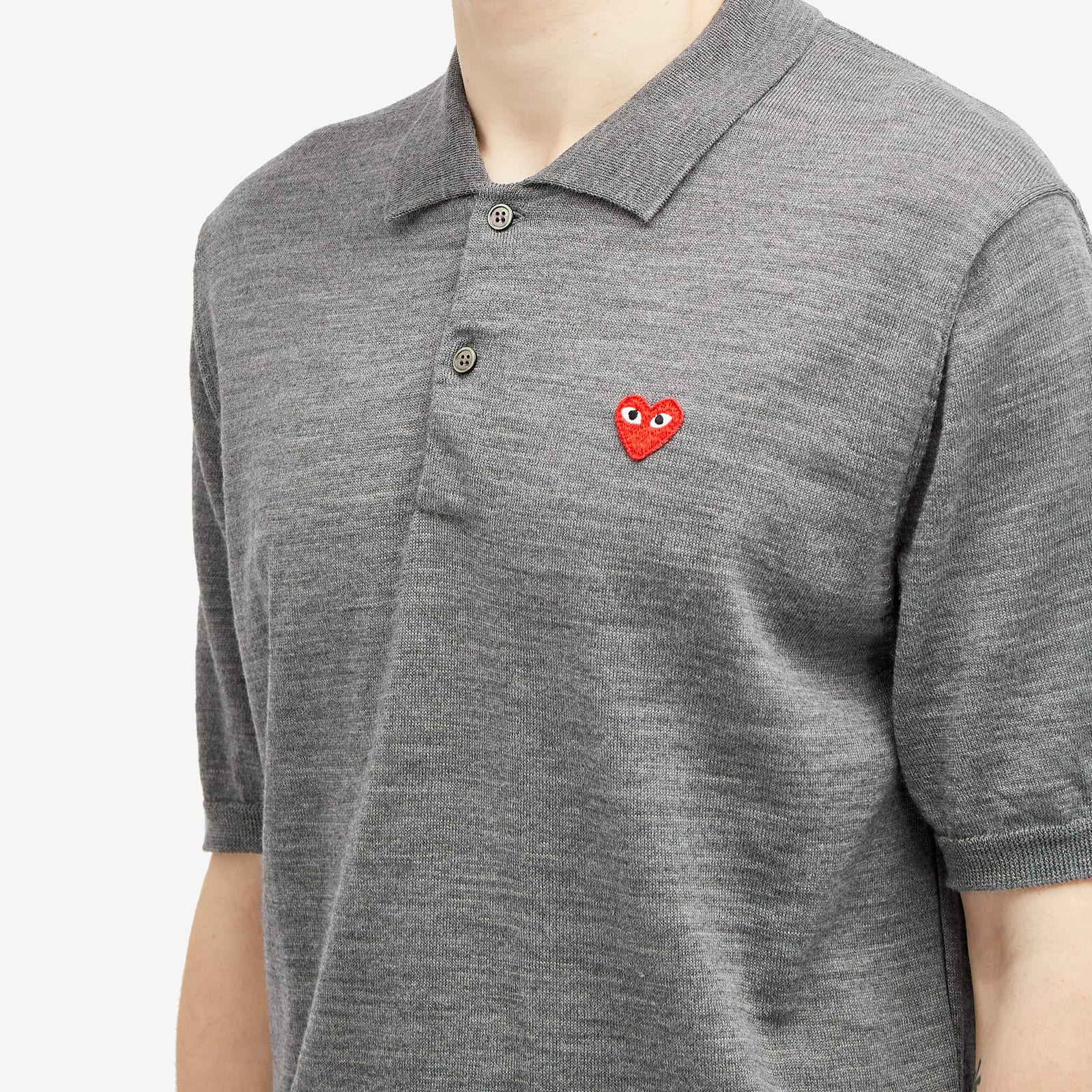 Comme des Garçons Play Knit Polo - 5