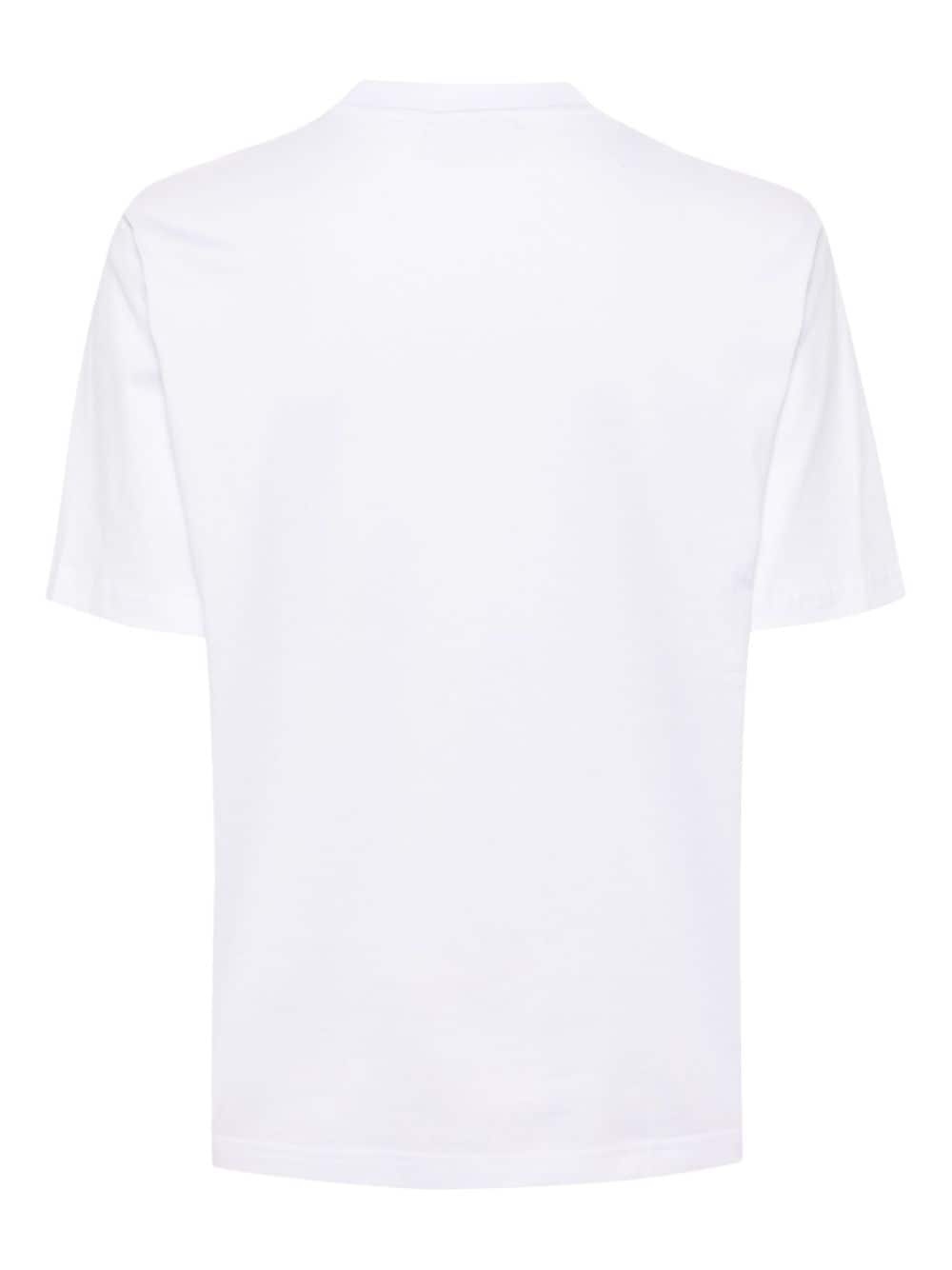 logo-patch cotton T-shirt - 2