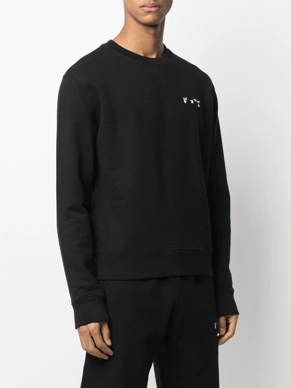 chest logo-print sweatshirt - 3
