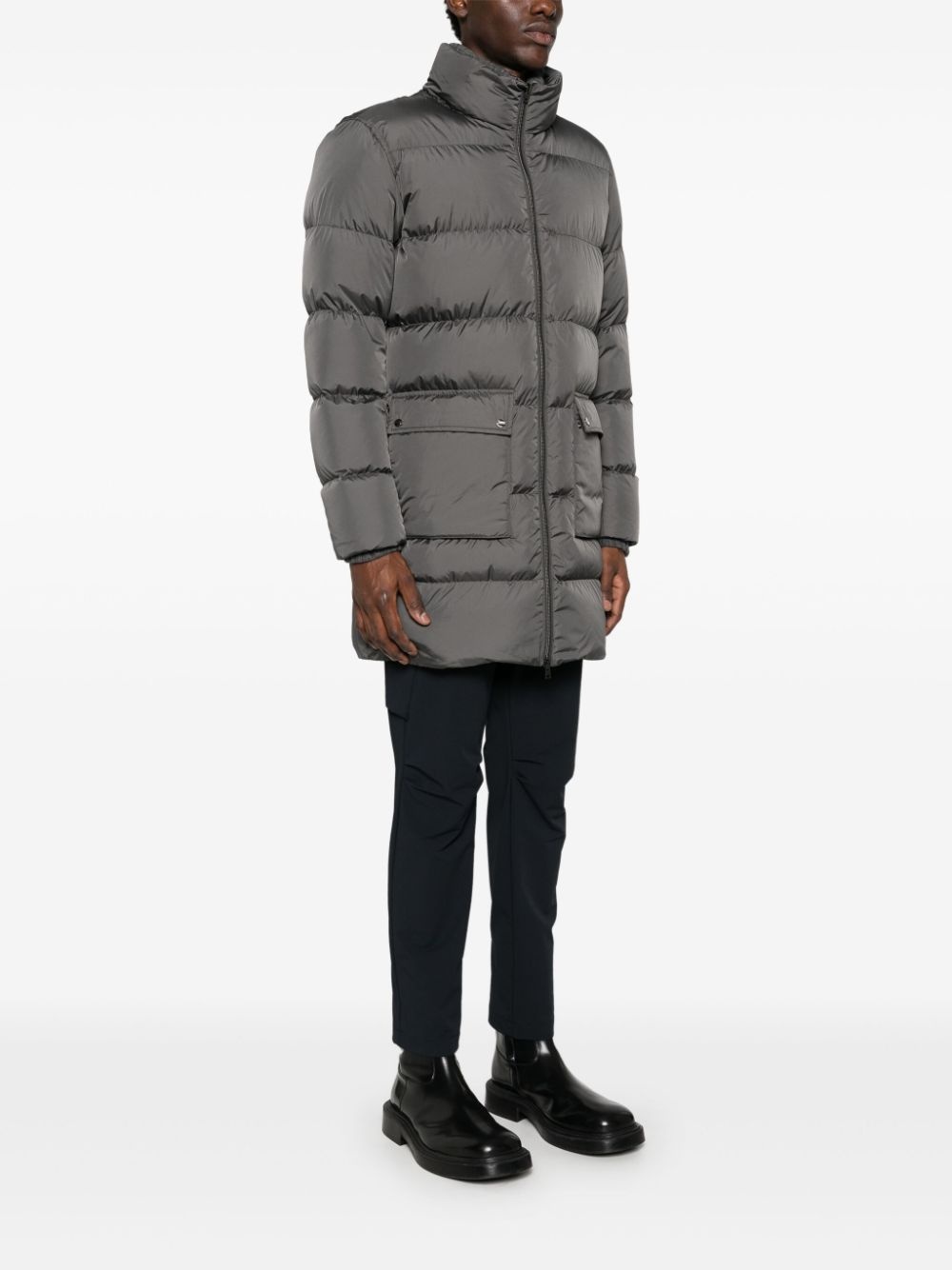 quilted puffer coat - 3